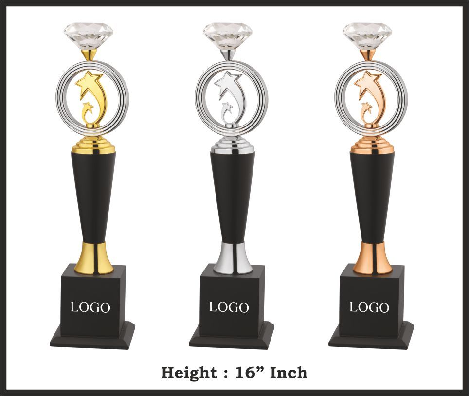 TRO - M780, Metal Trophy, size 16" inch
