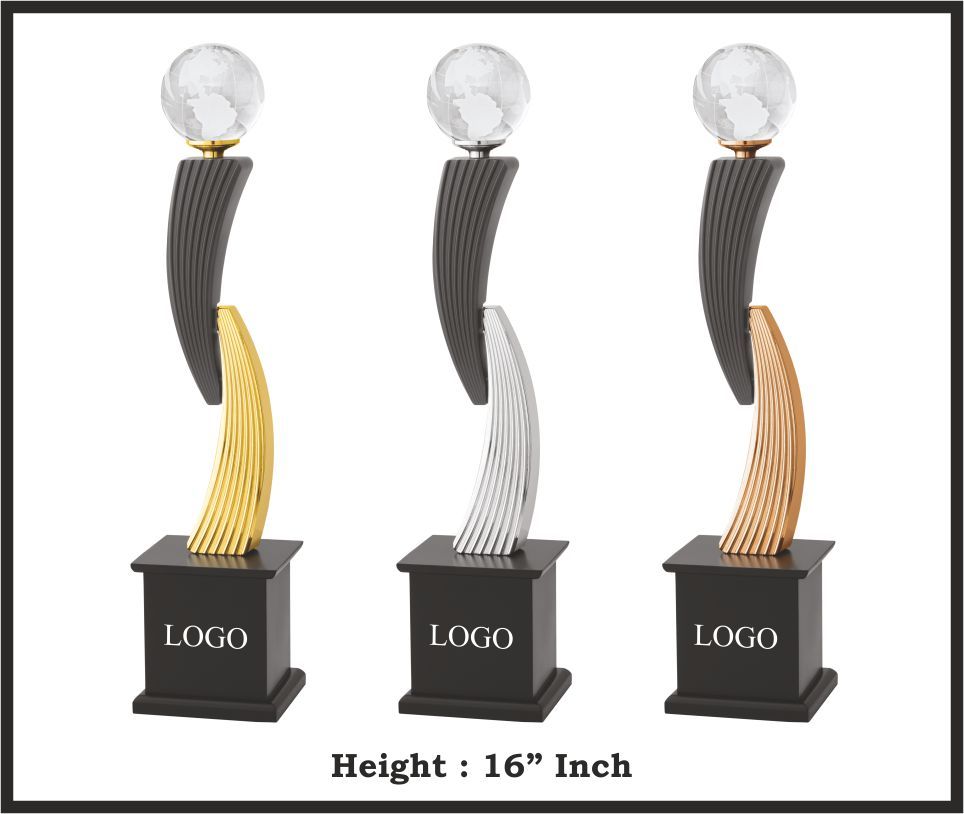 TRO - M781, Metal Trophy, size 16" inch