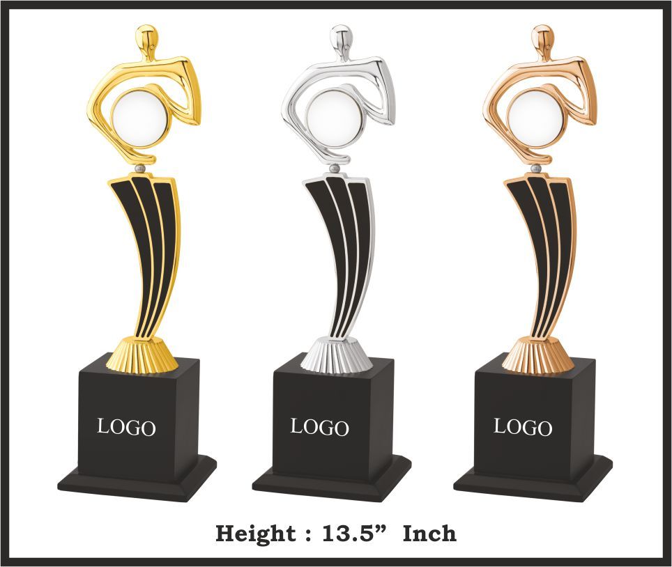 TRO - M783, Metal Trophy, size 13.5" inch