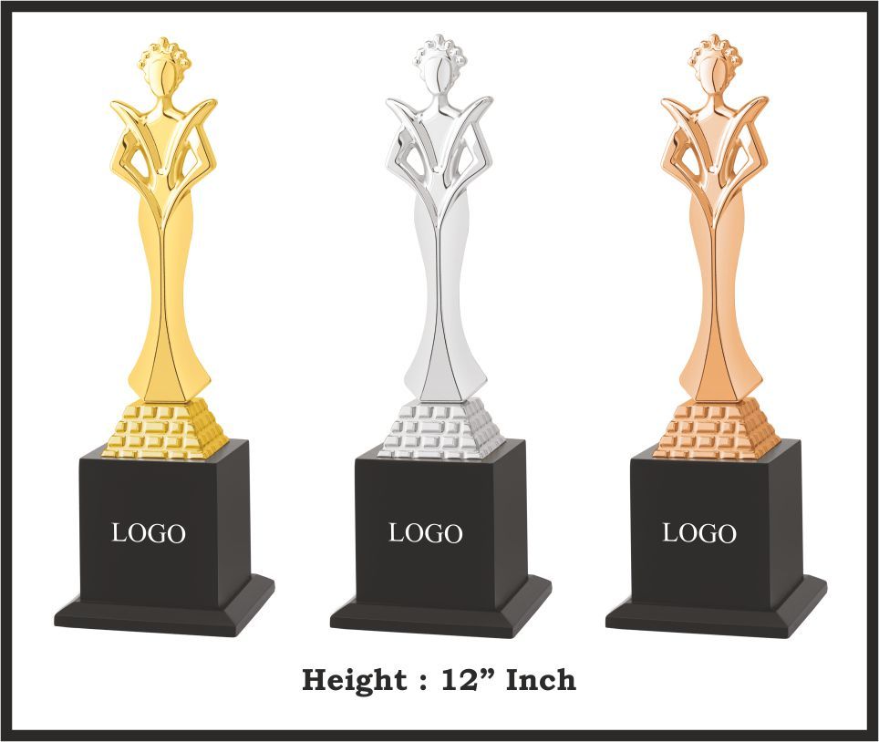TRO - M788, Metal Trophy, size 12" inch