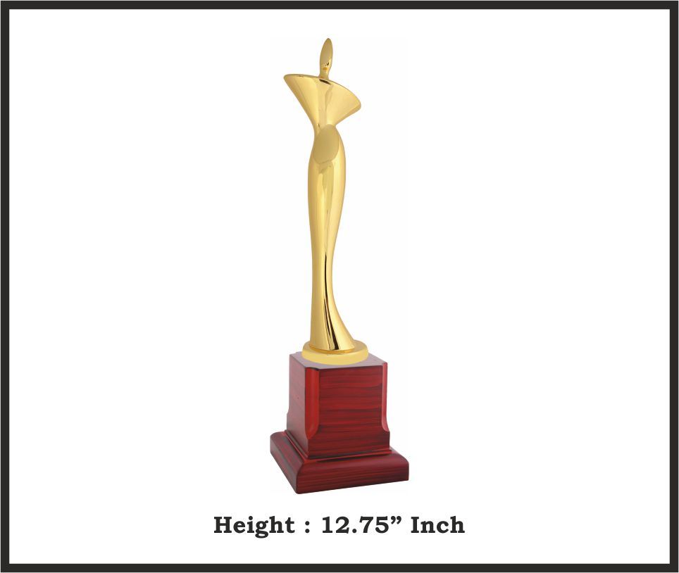 TRO - M871, Metal Trophy, size 12.75" inch