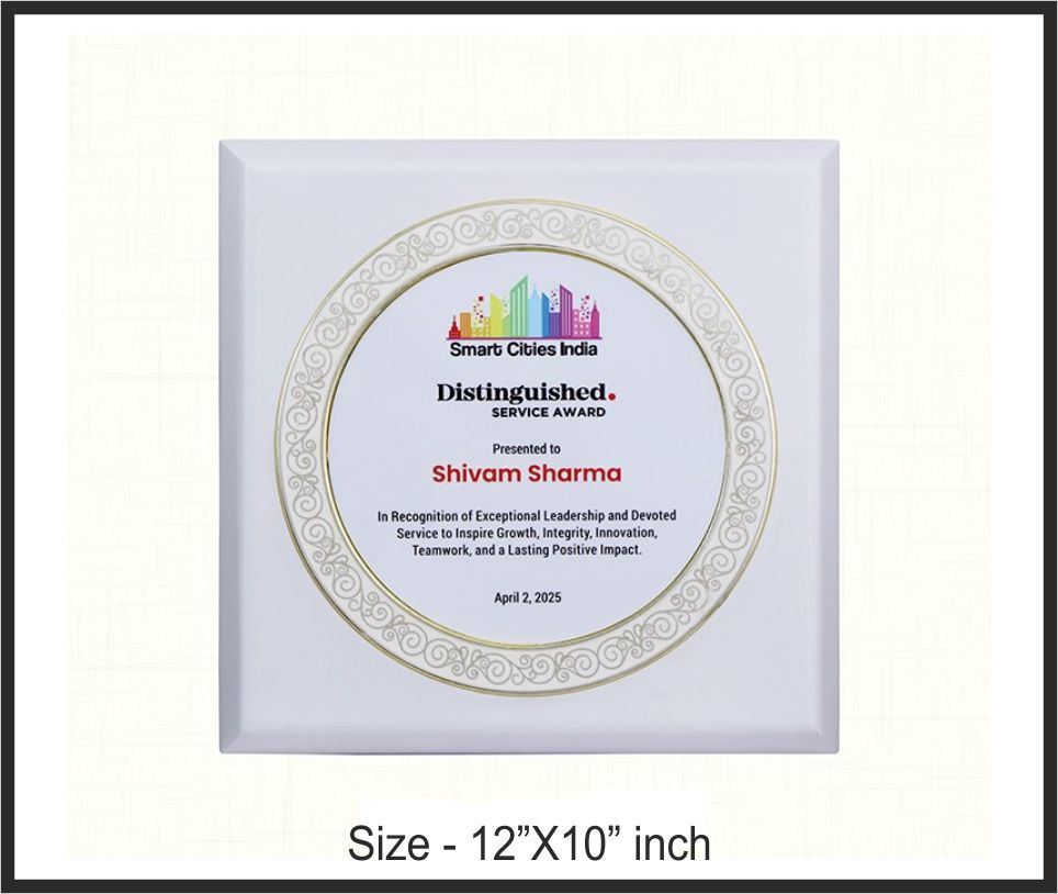 TRO - 3786, Wooden Trophy, size 12"x10" inch
