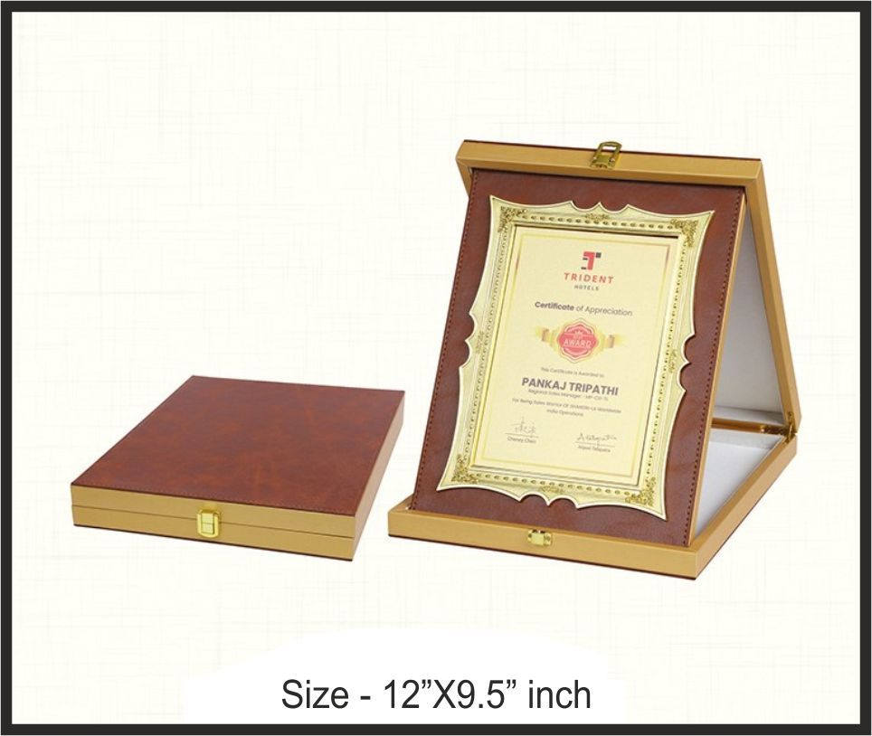 TRO - 3810, Wooden Trophy, size 12"x9.5" inch