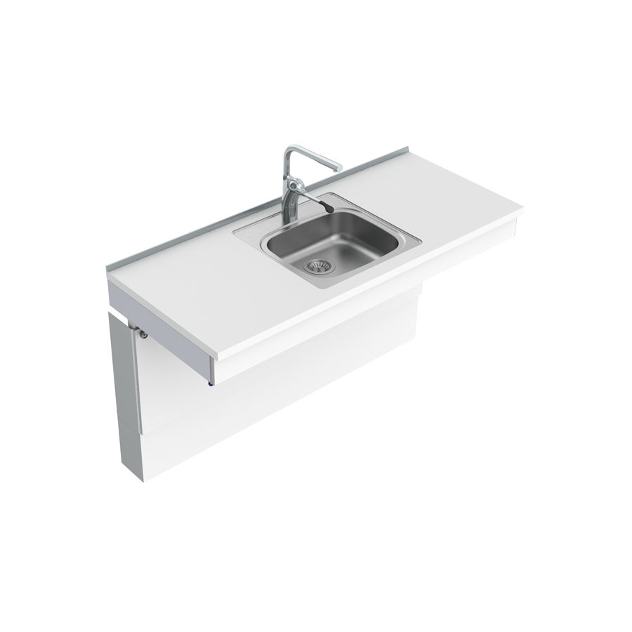 Wall Mounted Manual Sink Module 6380-ES11 - Center