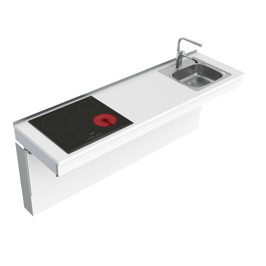 Kitchenette 6380-ES11S4 mural - Droite