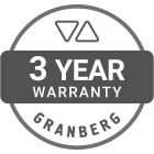 3 years warranty