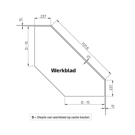 Afmetingen - BASELIFT CORNER 6302HA