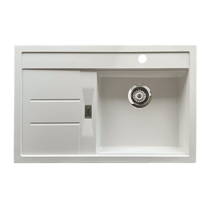 Diskho Granitkomposit ESG-4001BR - Vit