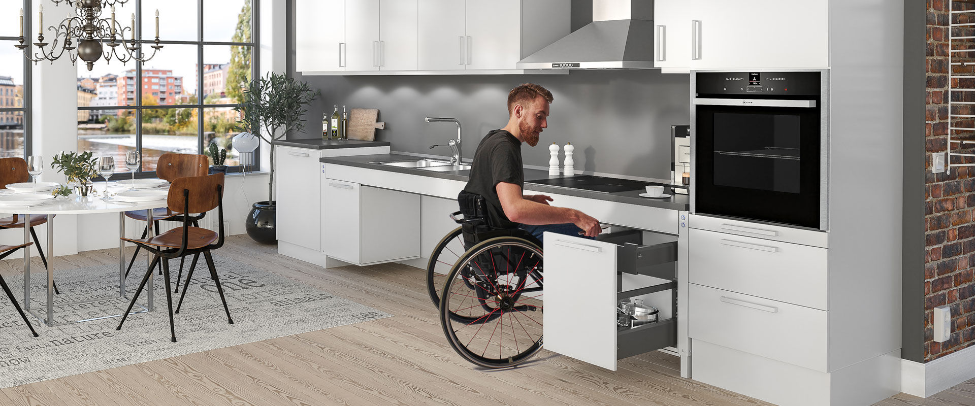 Tips for planning a wheelchair-accessible kitchen