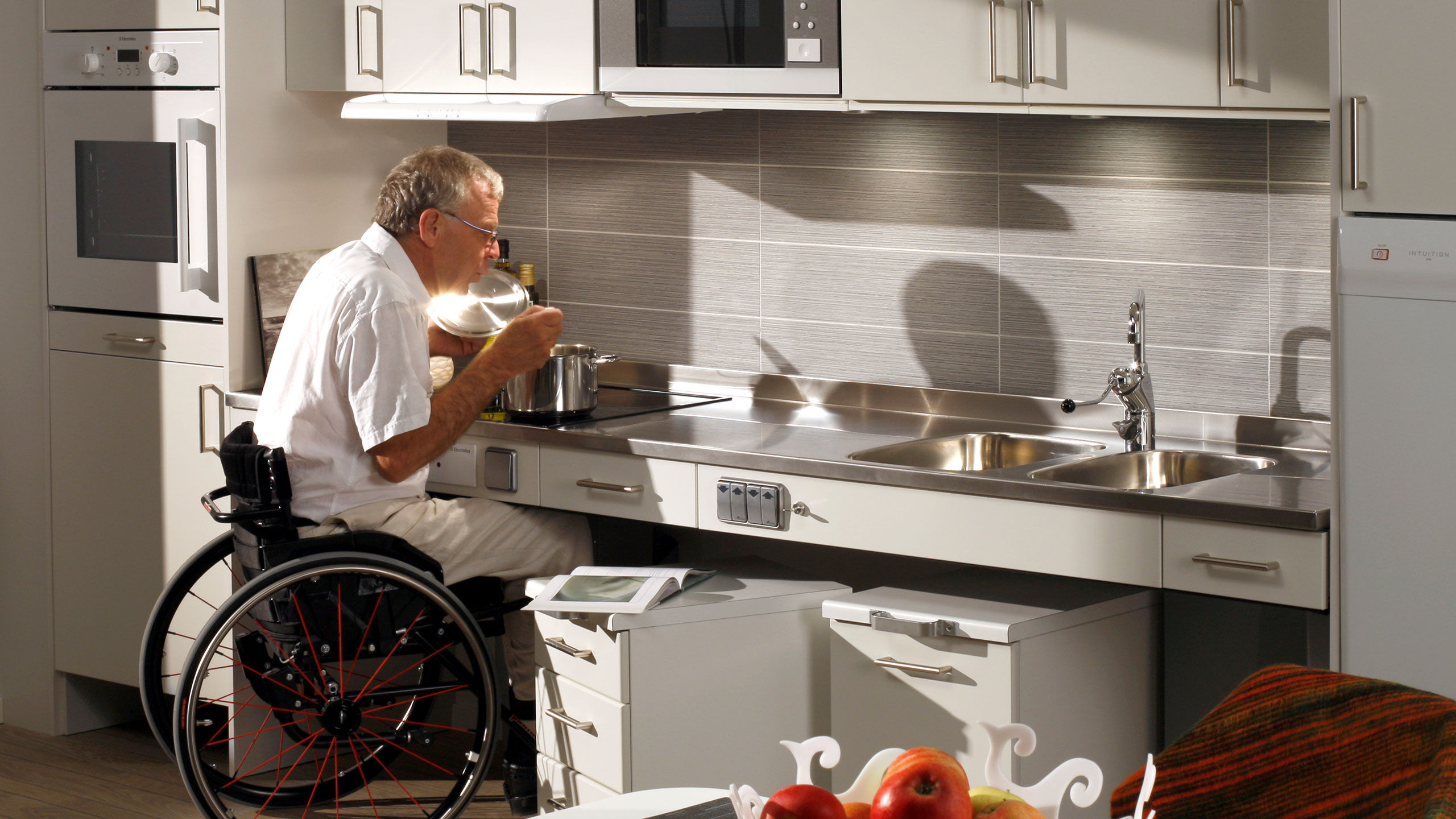 Le principe d’une cuisine PMR
