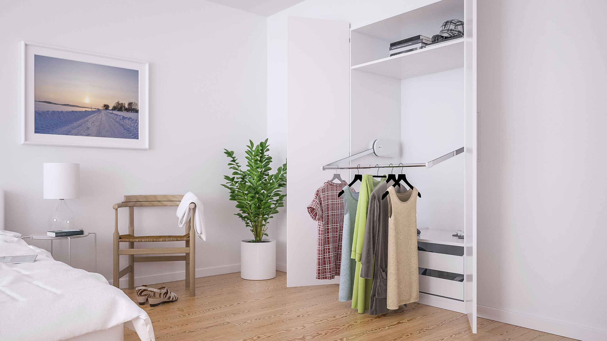 Rendre le dressing accessible aux personnes en fauteuil roulant