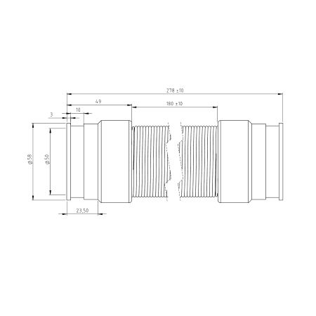Dimensions - Tuyau de drainage - 400 mm Dimensions - Tuyau de drainage - 400 mm