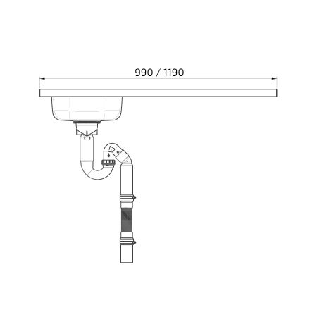 Dimensions - Wheelchair Accessible Sit-on Kitchen Sink - Granberg ESF