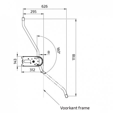 Afmetingen - Kledinglift - Granberg Butler 722