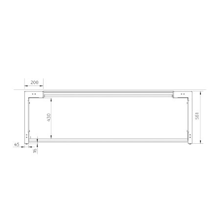 Dimensions - Sidelift 6400 Combi Kitchen Module - Cabinets Left-Right