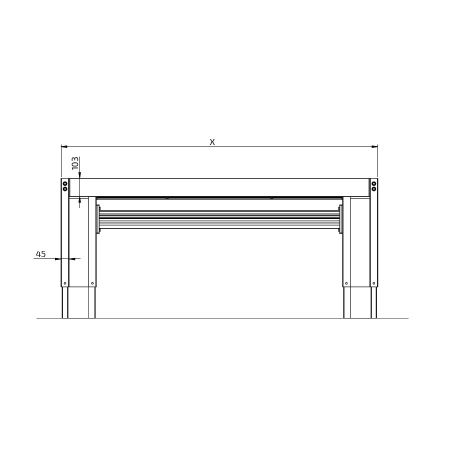 Dimensioni - CENTERLIFT 6490, 99,0-329,0 cm