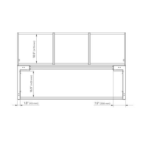 Dimensions - Height Adjustable Kitchen Island Centerlift 6490