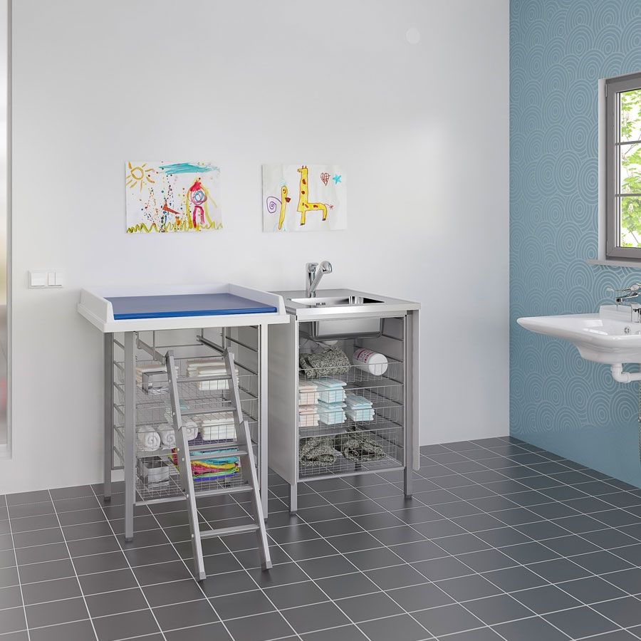 Changing table 327, Fixed height 