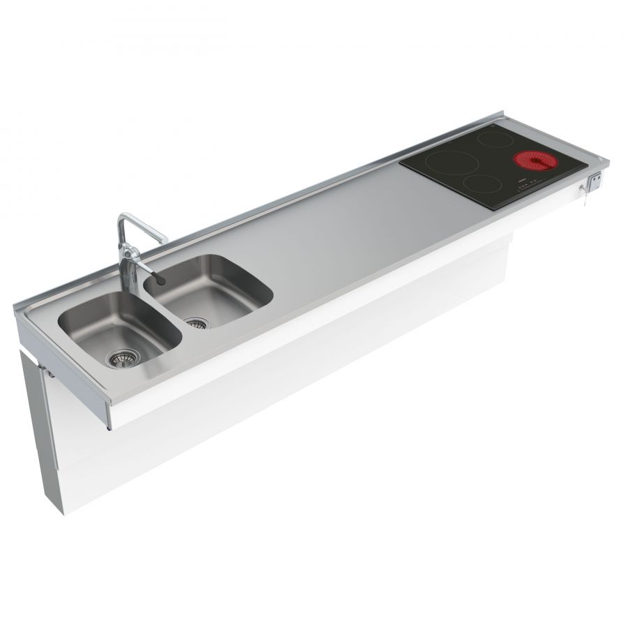 Height Adjustable Combi Kitchen Module Granberg ESHS4