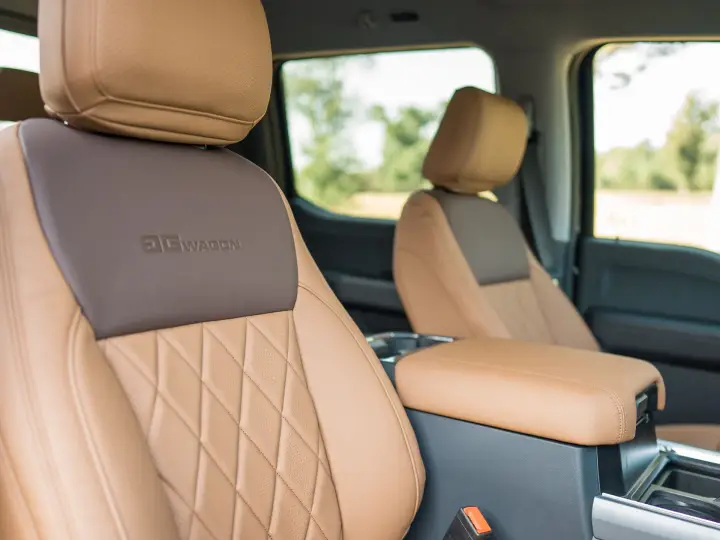AG Wagon leather interior detail