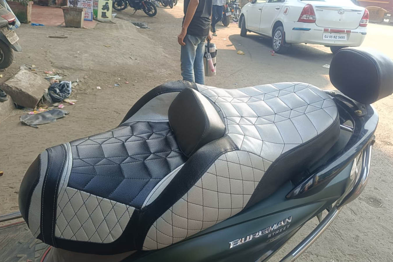 Scooter Seat Repair