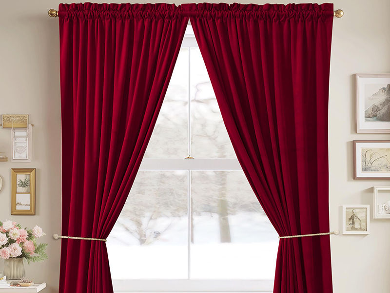 Velvet Drapery Curtains