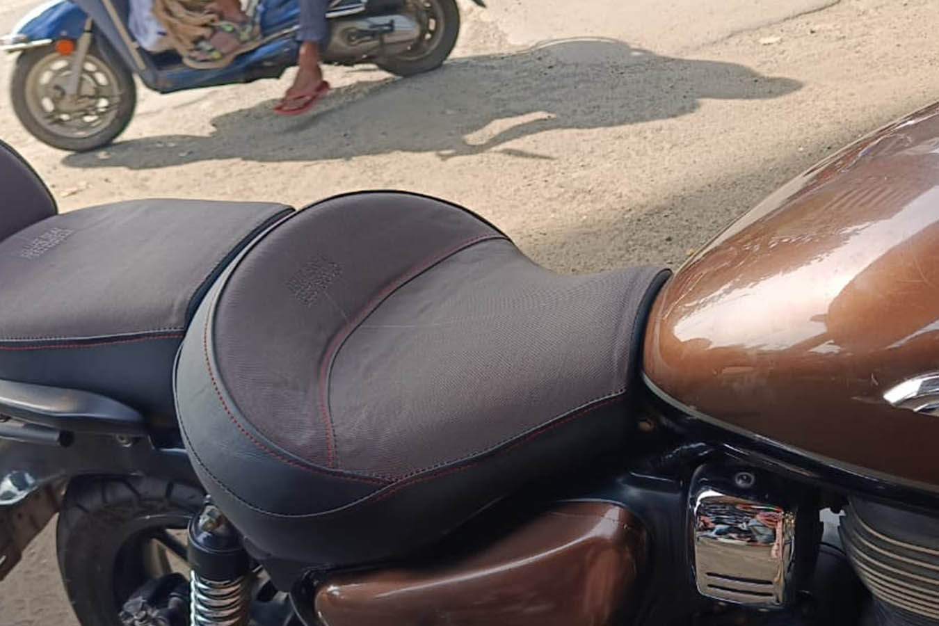 Custom Two-Wheeler Seat