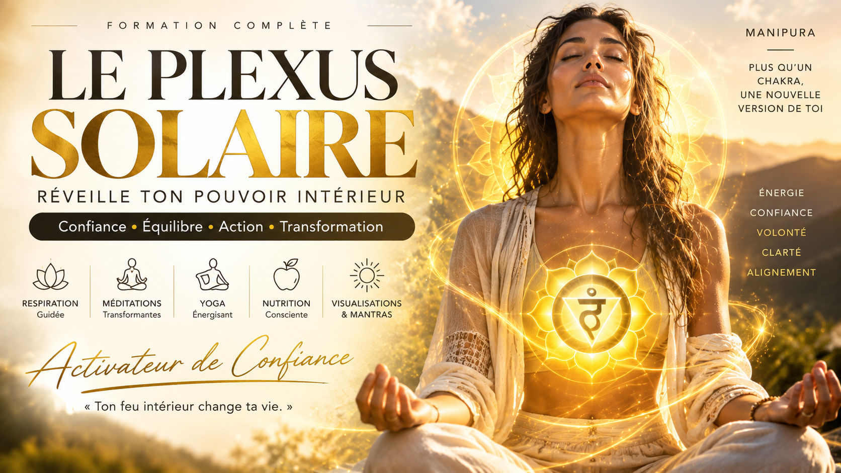 Le plexus solaire : pouvoir, confiance et transformation