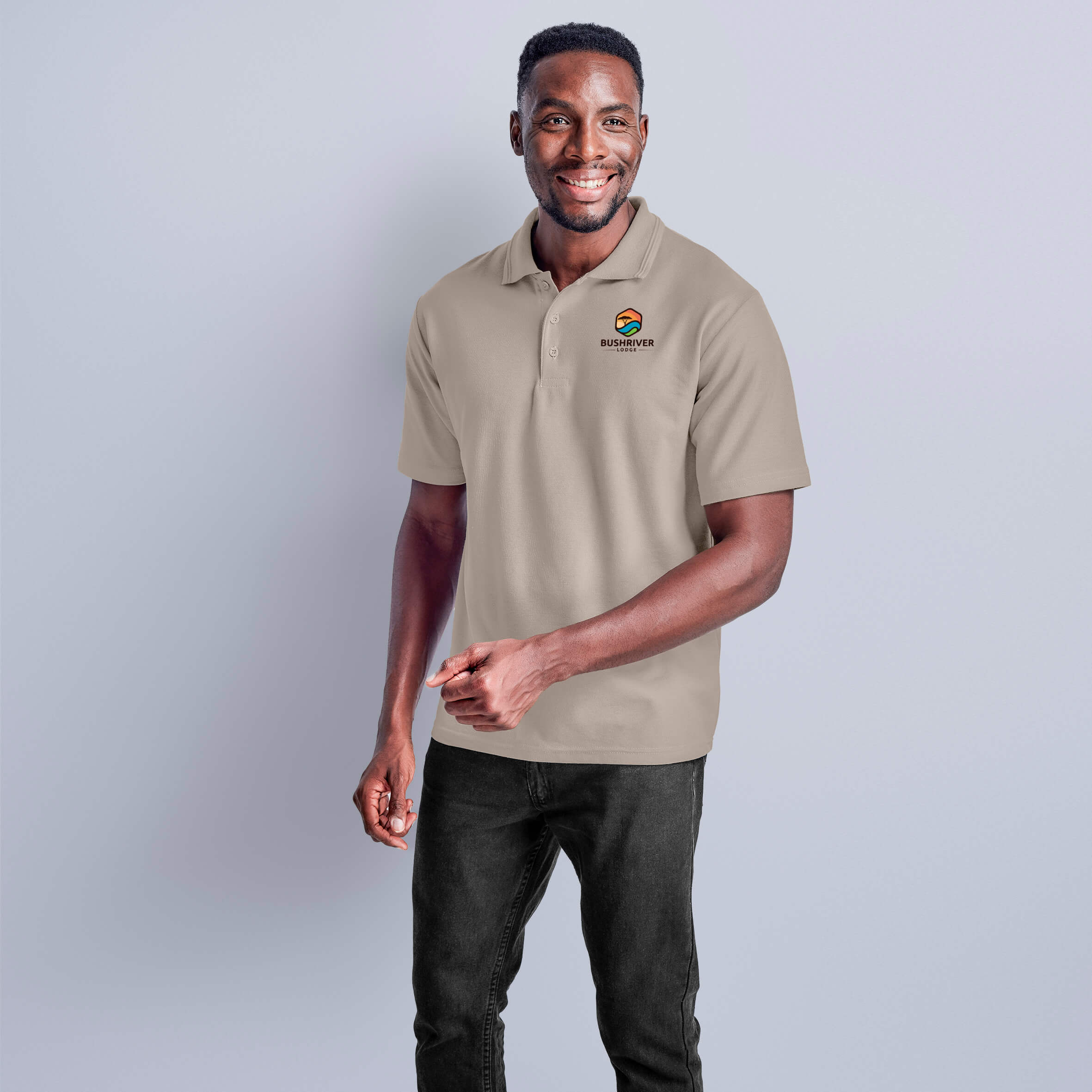 Mens Basic Pique Golf Shirt R 130.19