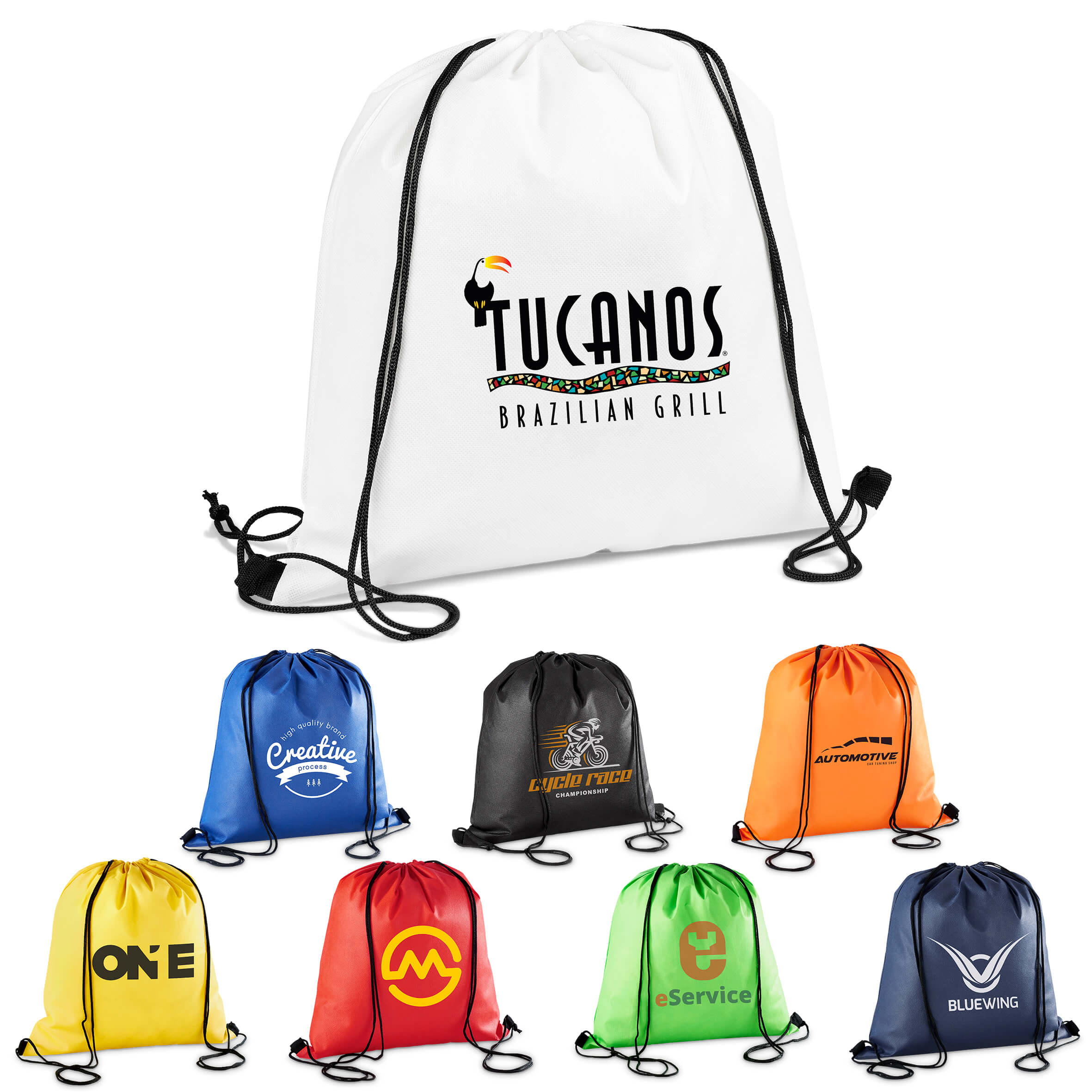 Whitefield Non-Woven Drawstring Bag R 15.39