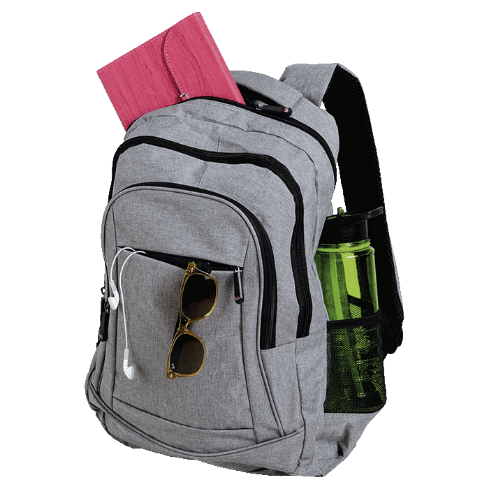 Stylish Front Zip Pocket Backpack R 321.99
