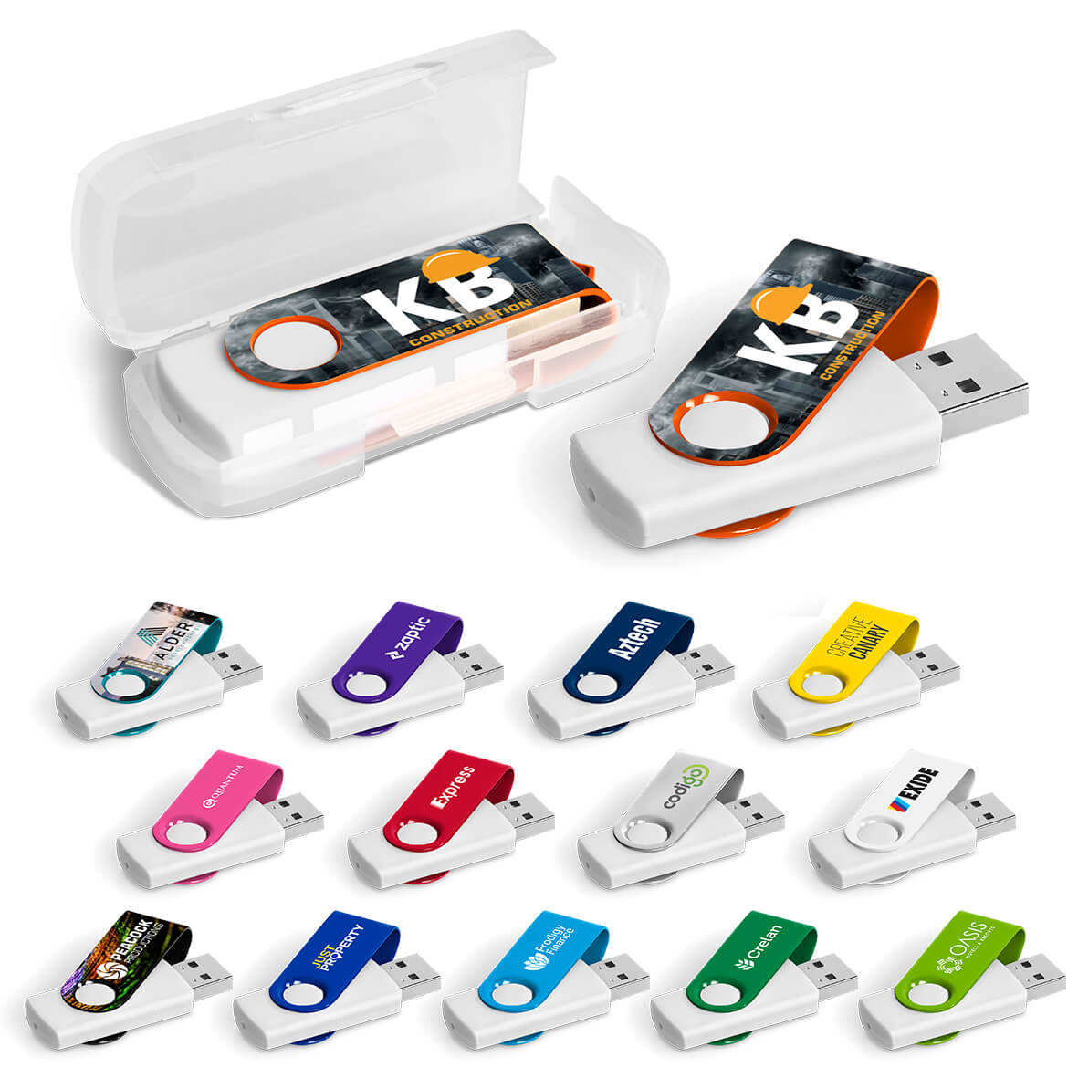 Axis Gyro White Flash Drive - 4GB R 69.99