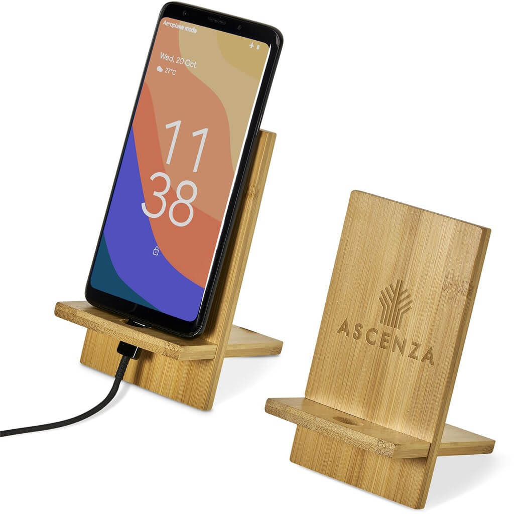 Okiyo Ekslens Bamboo Phone Stand R 46.19