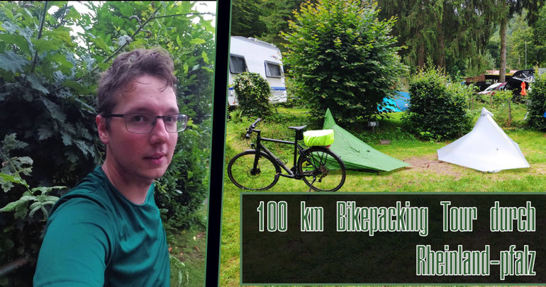 Erste Bikepacking Tour - 100 Kilometer von Lingenfeld nach Erlenbach & Zurück