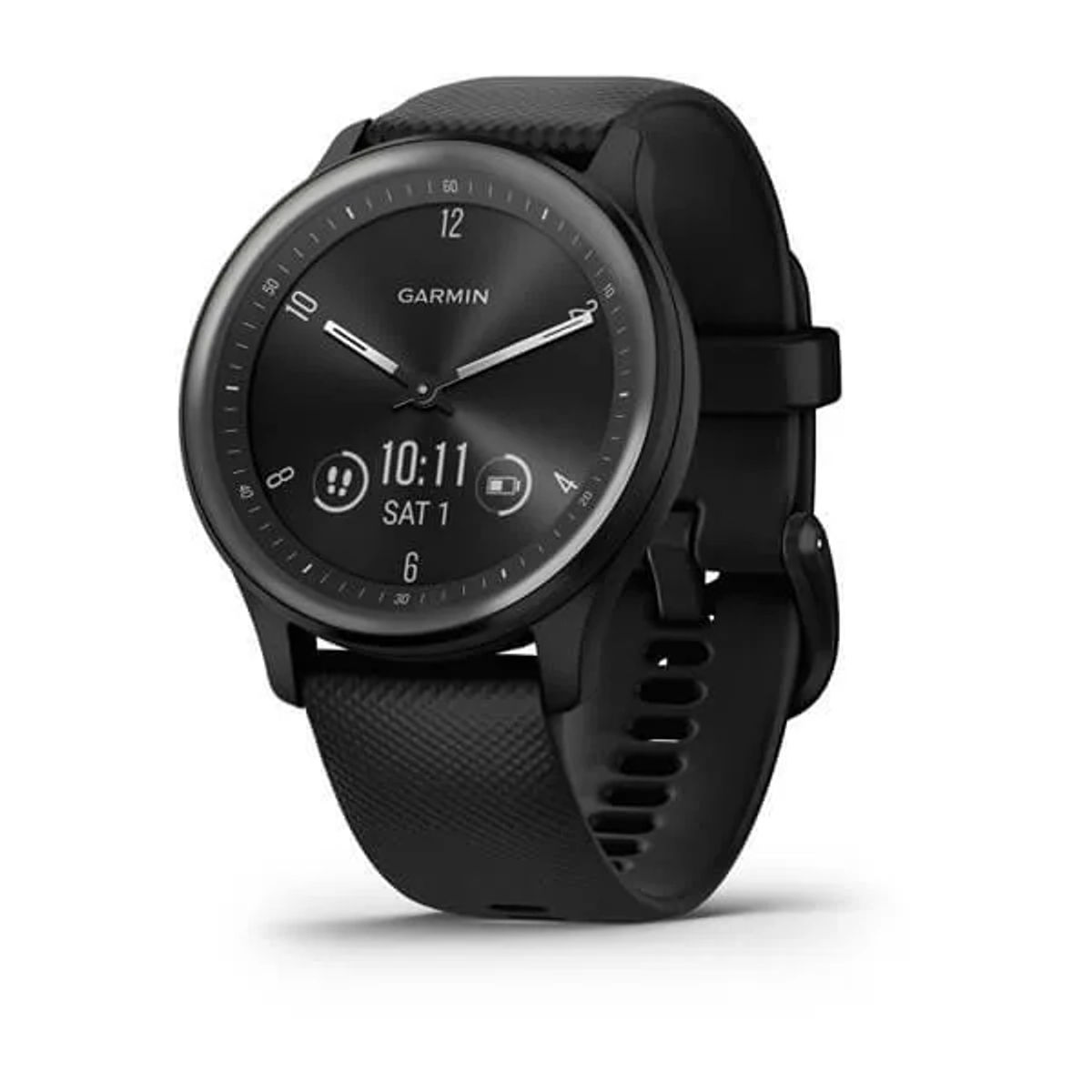 Garmin Vivomove Sport — Black Case with Slate Accents