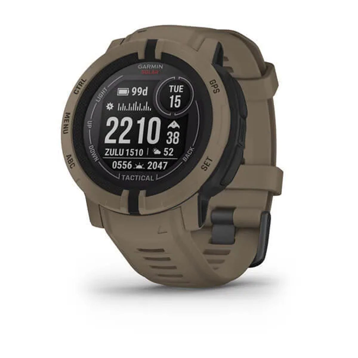 Garmin Instinct 2 Solar Tactical — Coyote Tan