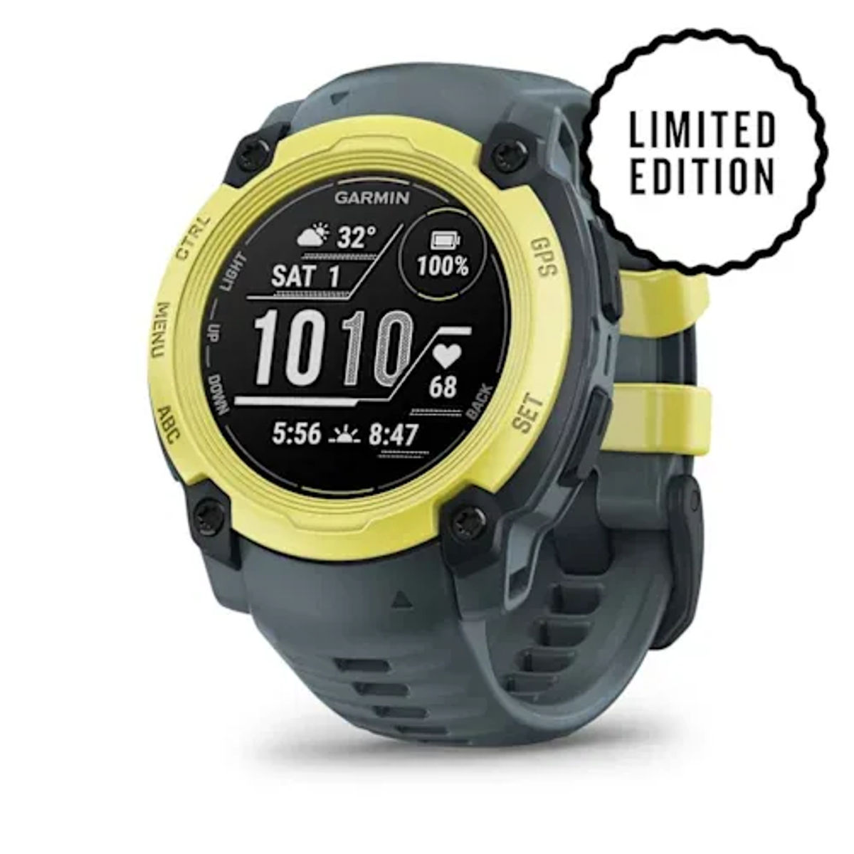 Garmin Instinct E – 40 mm – Electric Lime with Twilight Band
