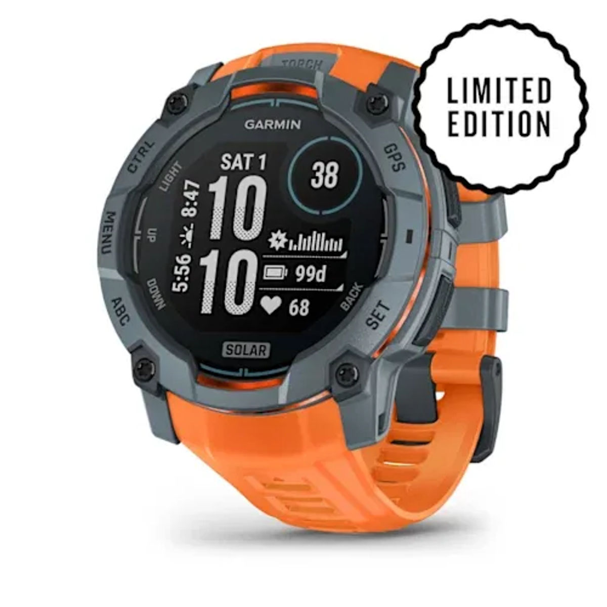 Garmin Instinct 3 – 50 mm Solar – Twilight with Solstice Band