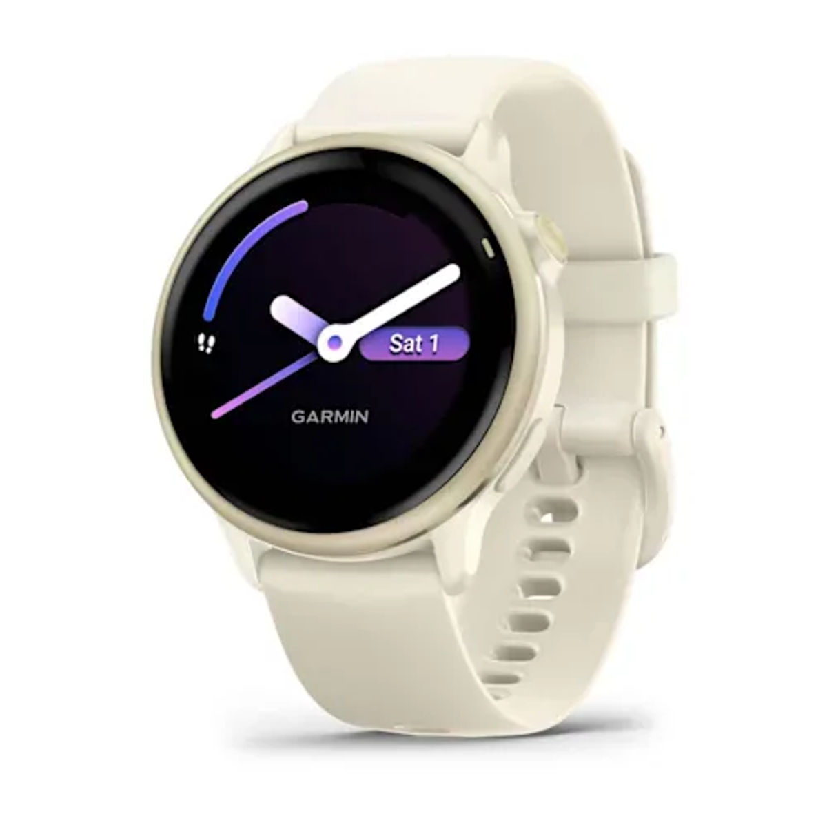 Garmin vivoactive 6 — Lunar Gold with Bone Band