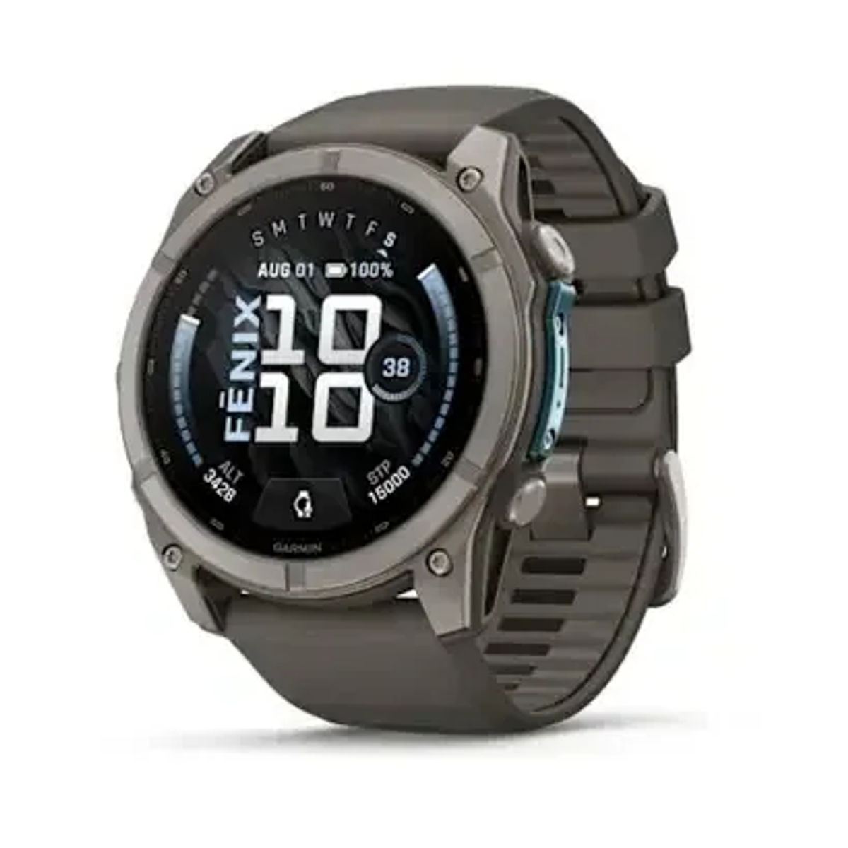 Garmin Fenix 9 51 mm — Titanium with Pebble Gray Silicone Band