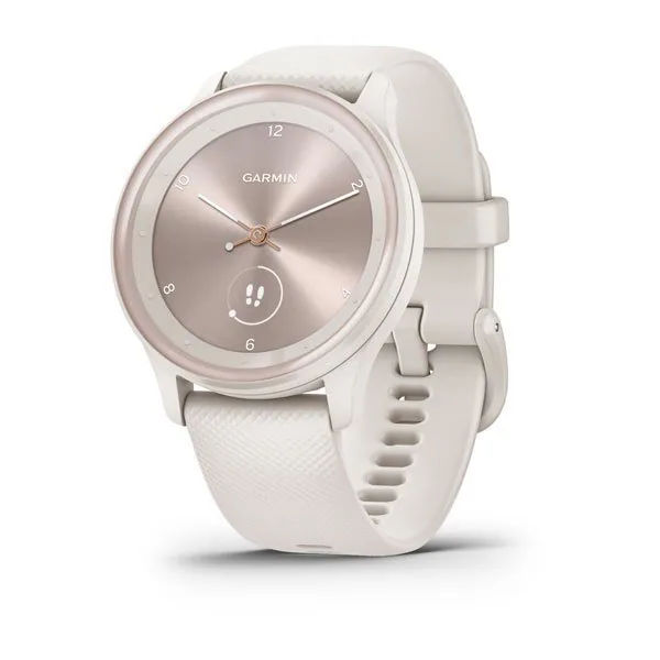 GARMIN Vivomove Sport — Ivory Case with Peach Gold Accents
