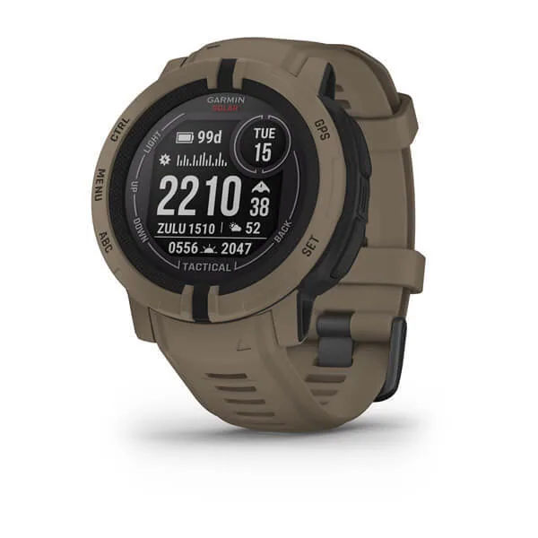 GARMIN Instinct 2 Solar Tactical — Coyote Tan