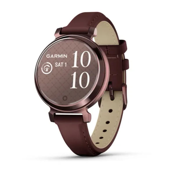 GARMIN Lily 2 — Classic Dark Bronze with Mulberry Leather Band