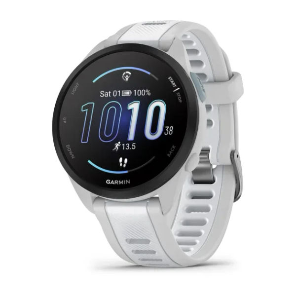 GARMIN Forerunner 165 Music — Mist Gray/Whitestone
