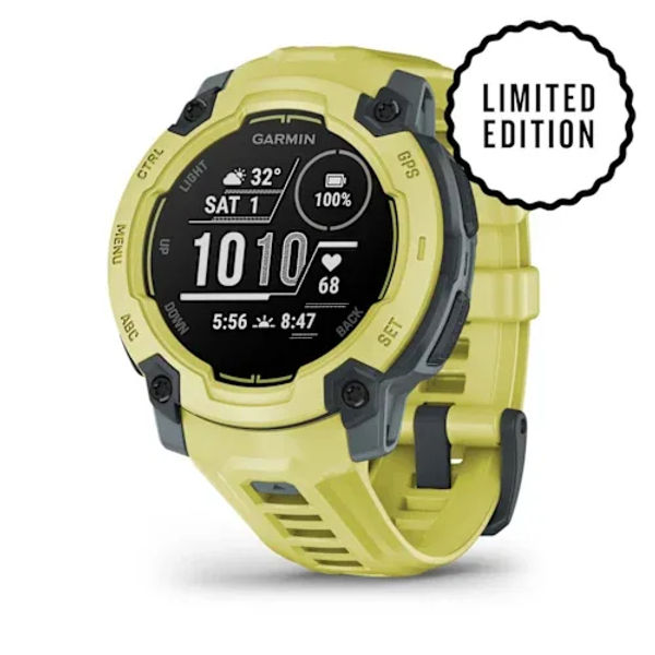 GARMIN Instinct E – 45 mm – Electric Lime with Electric Lime Band