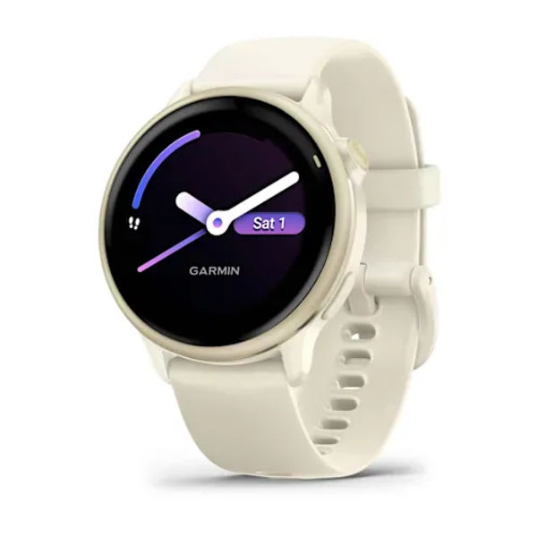 GARMIN vivoactive 6 — Lunar Gold with Bone Band