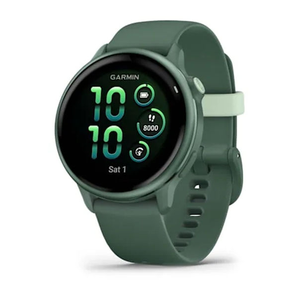 GARMIN vivoactive 6 — Metallic Jasper Green with Jasper Green Band