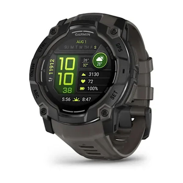 GARMIN Instinct 3 – 50 мм AMOLED – Black with Charcoal Band