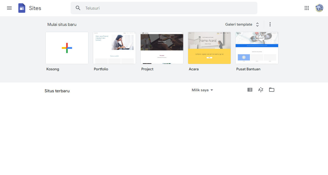 cara custom domain di google sites