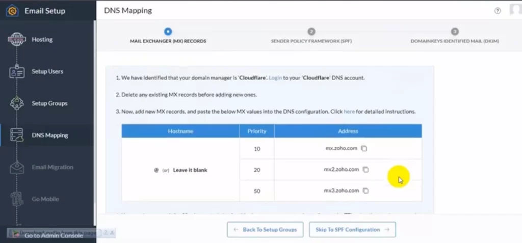 zoho mail